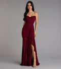 Romantic Trumpet Sweetheart Neck Spaghetti Strap Zipper Back Floor Length Prom Dress