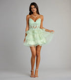 Romantic A-Line Corset Sleeveless Short-Mini Homecoming Dress