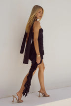 Romantic A-Line/Princess Strapless Sleeveless Backless Short-Mini Homecoming Dress