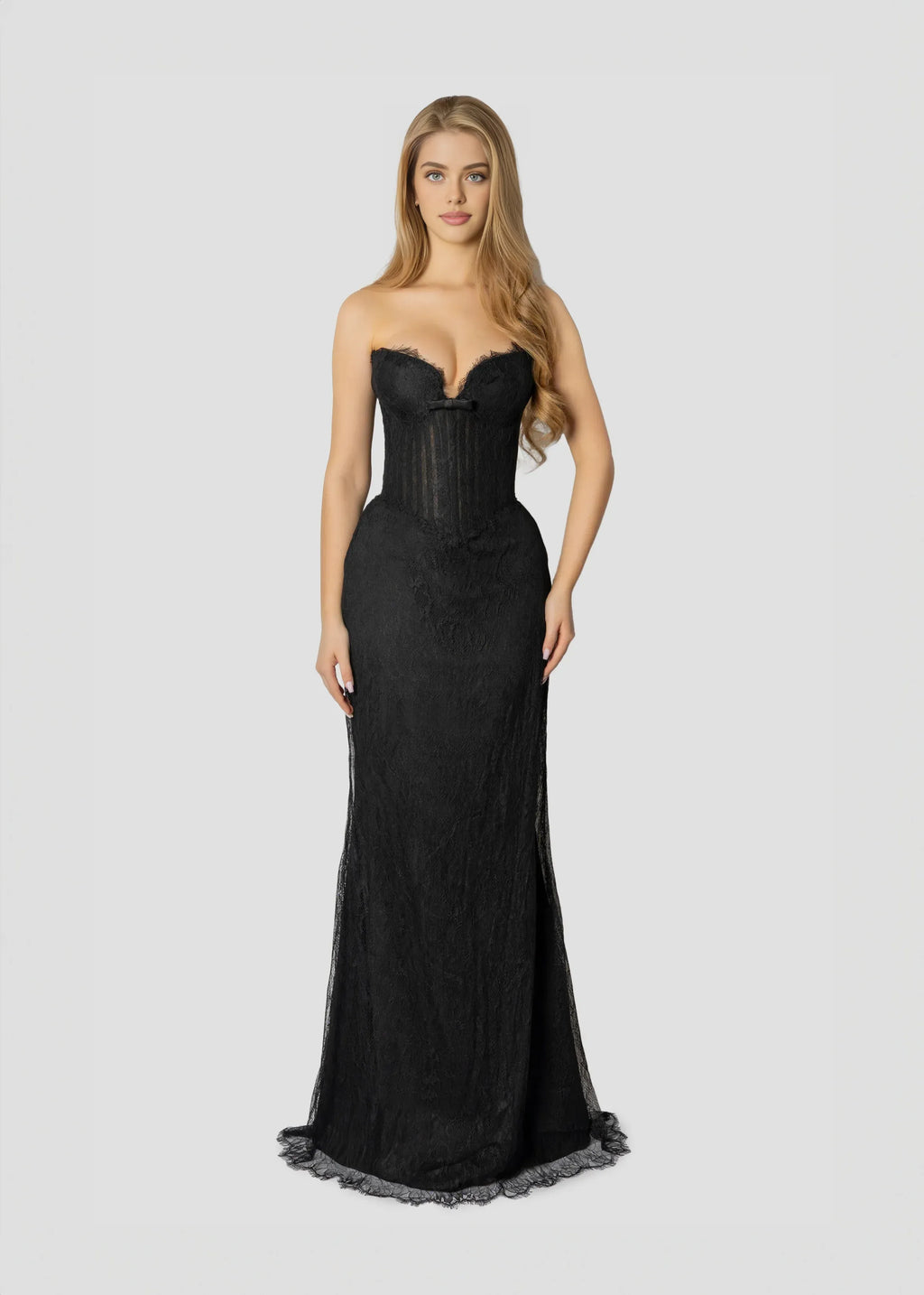 Romantic Mermaid/Trumpet Off the Shoulder Sleeveless Floor-Length Prom Dress