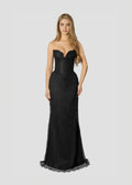 Romantic Mermaid/Trumpet Off the Shoulder Sleeveless Floor-Length Prom Dress