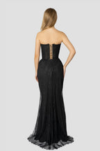 Romantic Mermaid/Trumpet Off the Shoulder Sleeveless Floor-Length Prom Dress