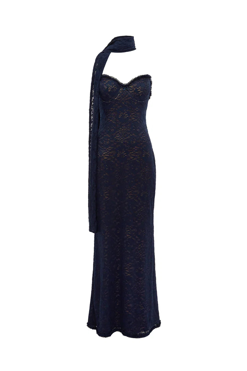 Romantic Mermaid/Trumpet Strapless Sleeveless Backless Floor-Length Prom Dress