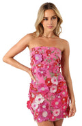 Romantic Sheath/Column Strapless Sleeveless Zipper Up Short-Mini Homecoming Dress