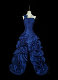 Dramatic Mermaid One Shoulder Sleeveless Zip Back Floor-Length Formal Gown