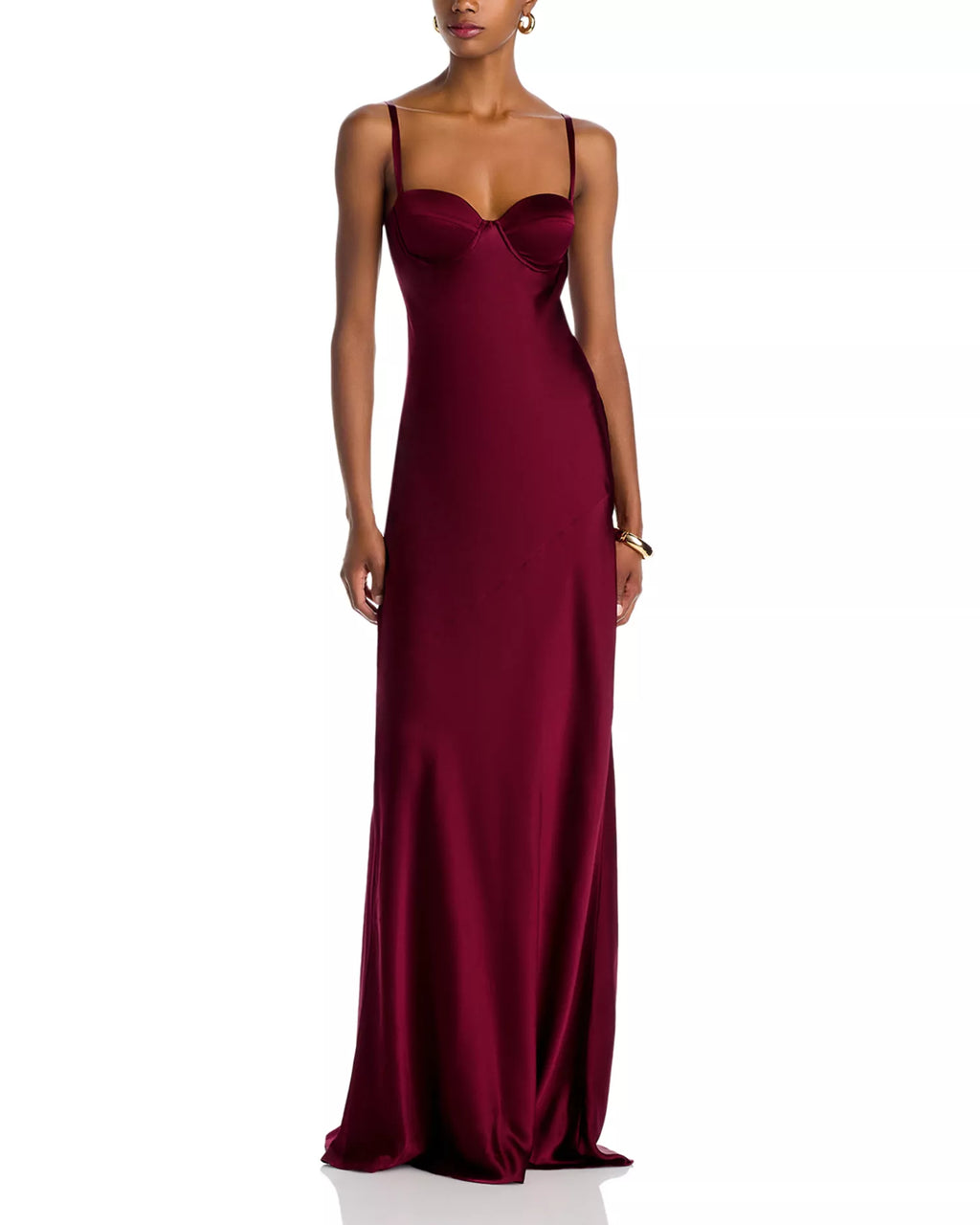 Satin Sweetheart Neck Adjustable Strap Zipper Back Floor Length For Ladies Prom Dress