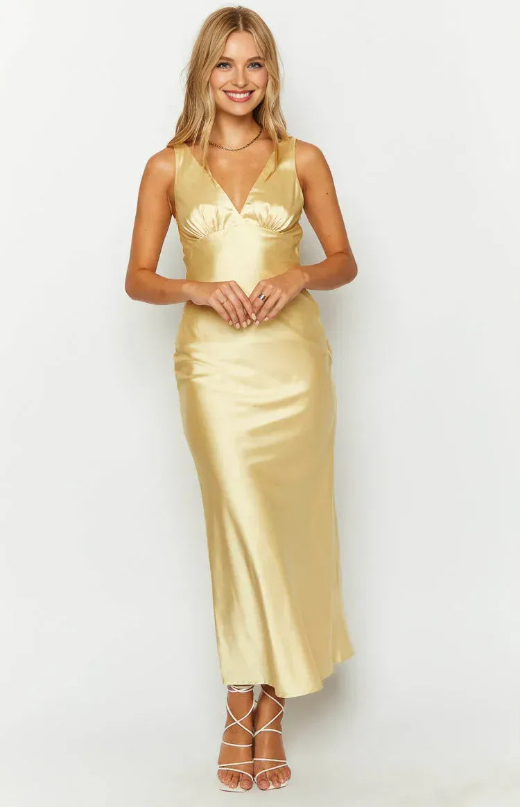 Ankle-Length Regular Straps Graduation Party Dresses Backless Sleeveless Prom Dresses Affordable Evening Dresses