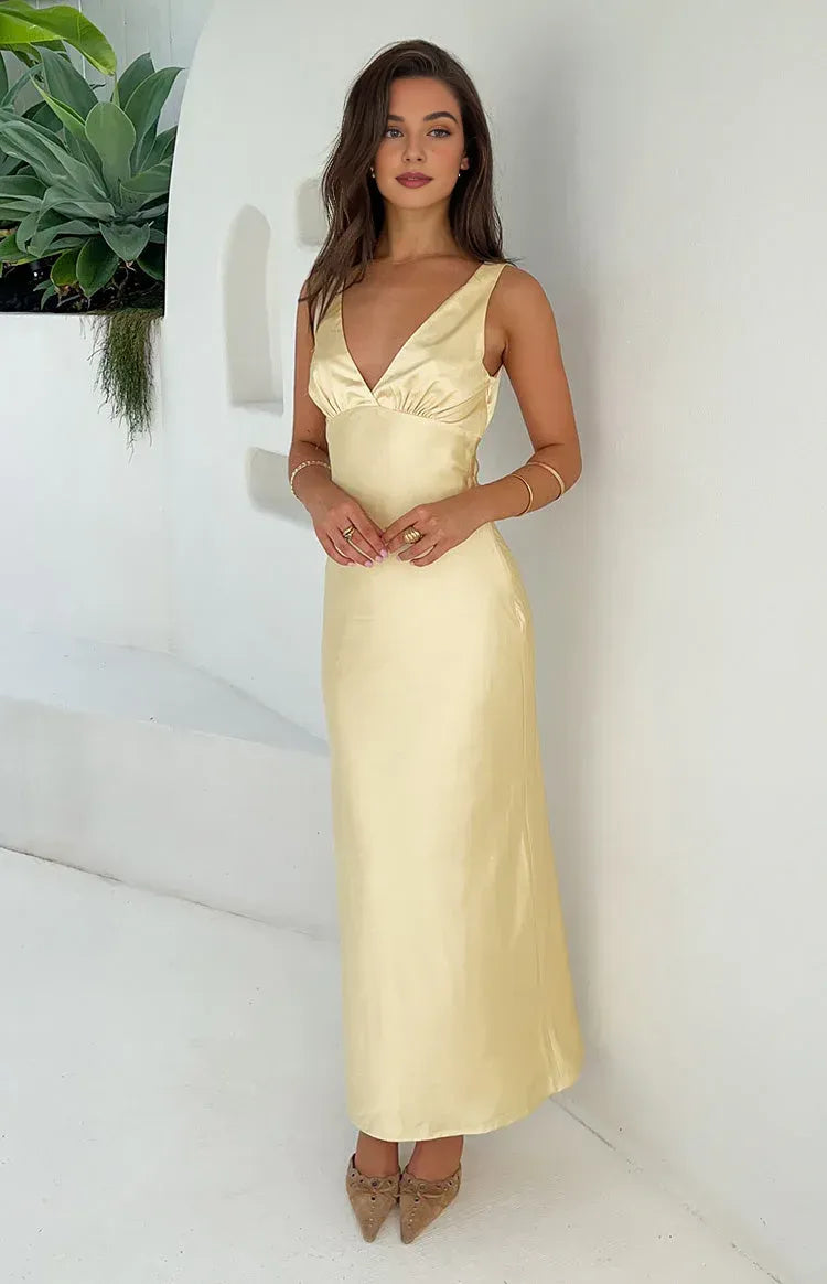 Ankle-Length Regular Straps Graduation Party Dresses Backless Sleeveless Prom Dresses Affordable Evening Dresses