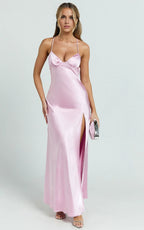 Mermaid Trumpet V Neck Elegant Ruched Bust Tie Back Prom Dress Ankle-Length Sleeveless Formal Evening Gown Hot Sale Bridesmaid Dresses