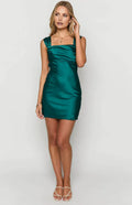 Regular Straps Short Graduation Homecoming Dresses Backless Sleeveless No Slit Unique Backless Party Dresses