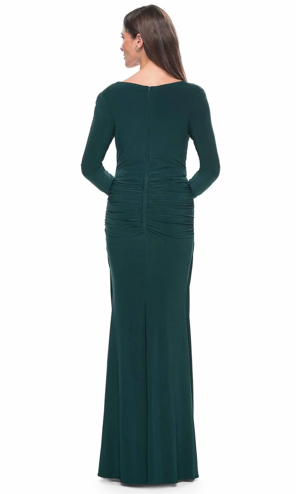 Scoop Long Sleeves Sheath Fashion Off the shoulder Floor Length Prom Dress Hot Sale For Ladies