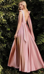Scoop Sleeveless A-Line Cute Off the shoulder Floor Length Prom Dress Hot Sale For Ladies