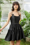 Scoop Sleeveless A-Line Cute Off the shoulder Short Party Dress Hot Sale For ladies