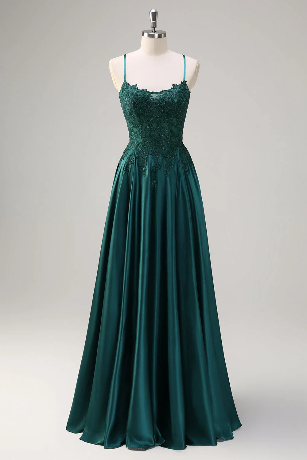 Scoop Sleeveless A-Line Elegant Off the shoulder Floor Length Prom Dress For Sale For Women