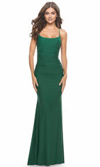 Scoop Sleeveless Sheath Formal Floor length Prom Dress Hot sale For Women