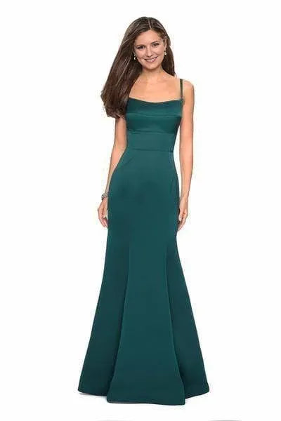 Scoop Sleeveless Trumpet Classic Floor length Prom Dress For Sale For Women