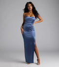 Seductive Trumpet Strapless Sleeveless Lace Up Back Floor Length Prom Dress