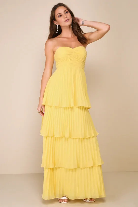Pink Dress Light Pink Strapless Tie Maxi Dress Evening Dress A-Line Sleeveless Sweetheart Neck Prom Dress