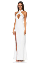 Sexy Bodycon Halter Neck Sleeveless Backless Floor-Length Prom Dress