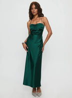 Sexy Bodycon Halter Sleeveless Floor-Length Prom Dress