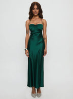Sexy Bodycon Halter Sleeveless Floor-Length Prom Dress