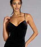 Sexy Mermaid Spaghetti Straps Sleeveless Back Zip Sweep/Brush Train Prom Dress