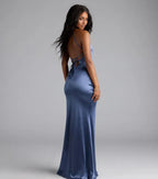Sexy Mermaid Spaghetti Straps Sleeveless Lace-Up Floor-Length Prom Dress