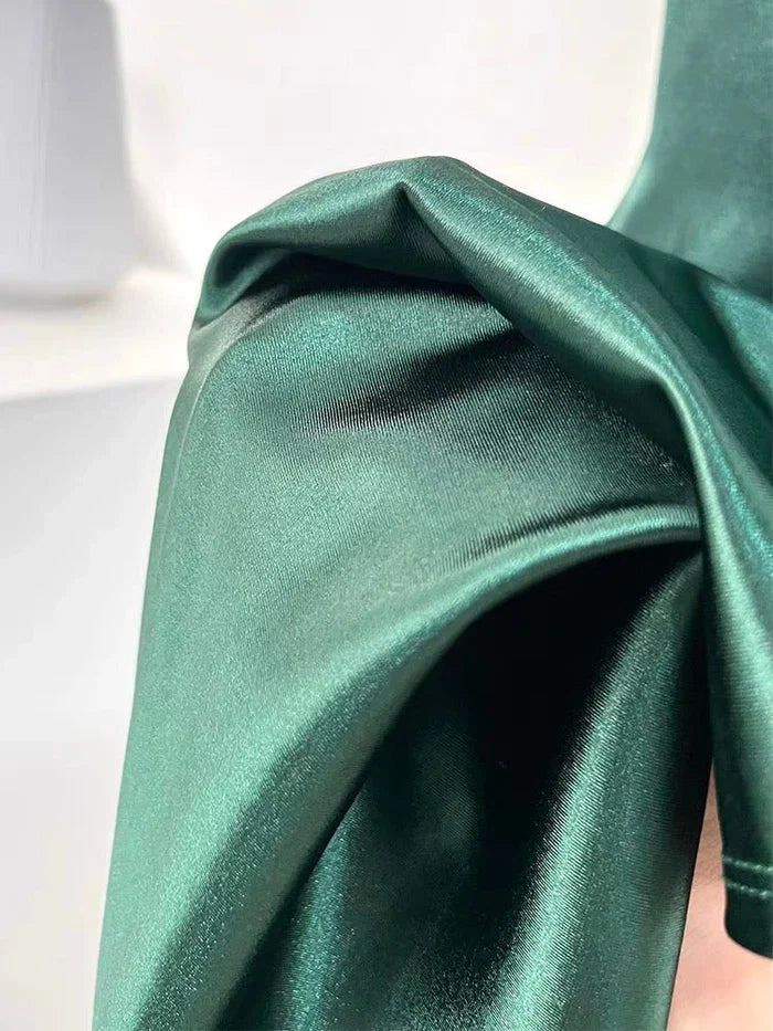 Sexy Mermaid/Trumpet Spaghetti Straps Sleeveless Zipper Up Long Party Dresses