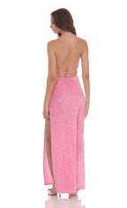 Sexy Sheath/Column Cowl Neck Sleeveless Up Floor-Length Prom Dress