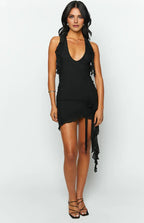 Sexy Sheath/Column Deep V Neck Sleeveless Backless Above Knee Homecoming Dress