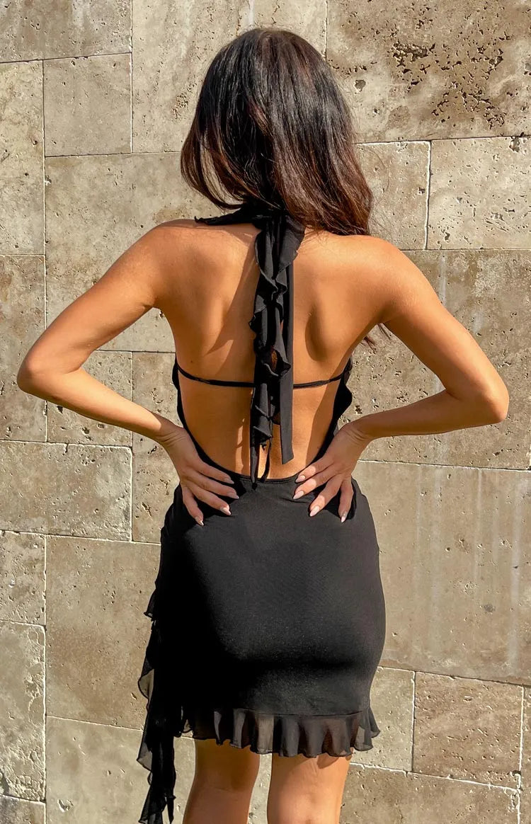 Sexy Sheath/Column Deep V Neck Sleeveless Backless Above Knee Homecoming Dress
