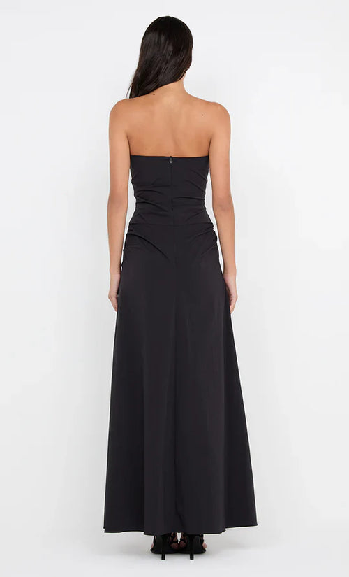 Robe de bal longue et moulante pour femme, bustier, sans manches, avec dos froncé