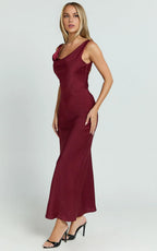 Sheath/Column Cold Shoulder Simple Prom Dress Ankle-Length Sleeveless Formal Evening Gown Elegant Prom Dresses