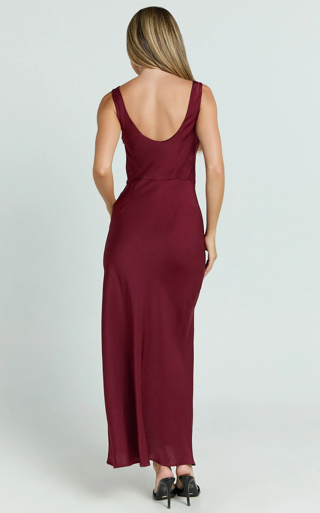 Sheath/Column Cold Shoulder Simple Prom Dress Ankle-Length Sleeveless Formal Evening Gown Elegant Prom Dresses