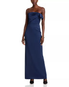 Simple Sheath Strapless Sleeveless Open Back Floor Length Hot Sale Prom Dress ﻿