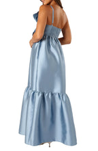 A-Line One-Shoulder Sleeveless Floor-Length Prom Dress