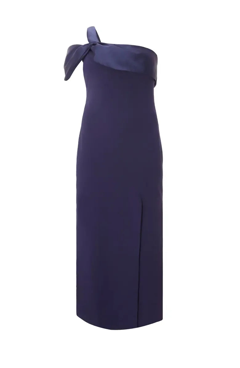 A-Line One Shoulder Sleeveless Floor-Length Plus Size Prom Dress