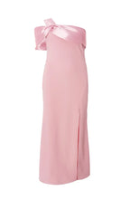 A-Line One Shoulder Sleeveless Floor-Length Plus Size Prom Dress