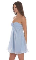 A-Line/Princess Strapless Sleeveless Backless Short-Mini Homecoming Dress