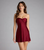 A-Line/Princess Sweetheart Sleeveless Backless Short-Mini Homecoming Dresses