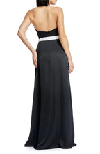 A-Line Strapless Sleeveless Floor-Length Prom Dress