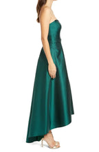 A-Line Strapless Sleeveless High/Low-Length Prom Dress