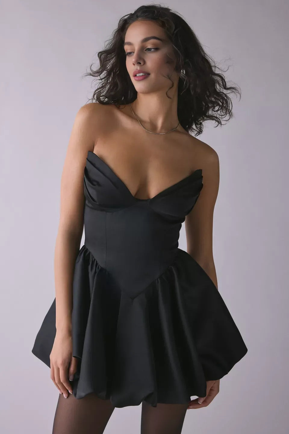 A-Line Strapless Sleeveless Zipper Up Short-Mini Homecoming Dress