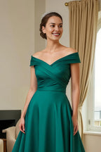 A-Line V-Neck Sleeveless Ruffles Floor-Length Mother of the Bride Dress