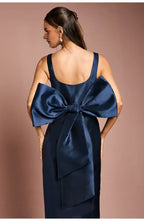Column Square Neck Sleeveless Floor-Length Prom Dress