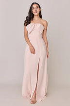 Fitted A-line Sweetheart Neck Sleeveless Up Ankle-Length Bridesmaid Dress