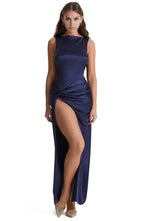 Fitted Jewel Neck Sleeveless Floor-Length Prom Dress
