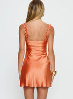 Fitted Square Neck Sleeveless Backless Short-Mini Homecoming Dress