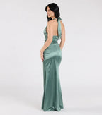 Mermaid Halter Neck Sleeveless Open Back Floor-Length Prom Dress