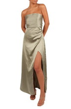 Mermaid Strapless Sleeveless Ankle-Length Plus Size Prom Dress